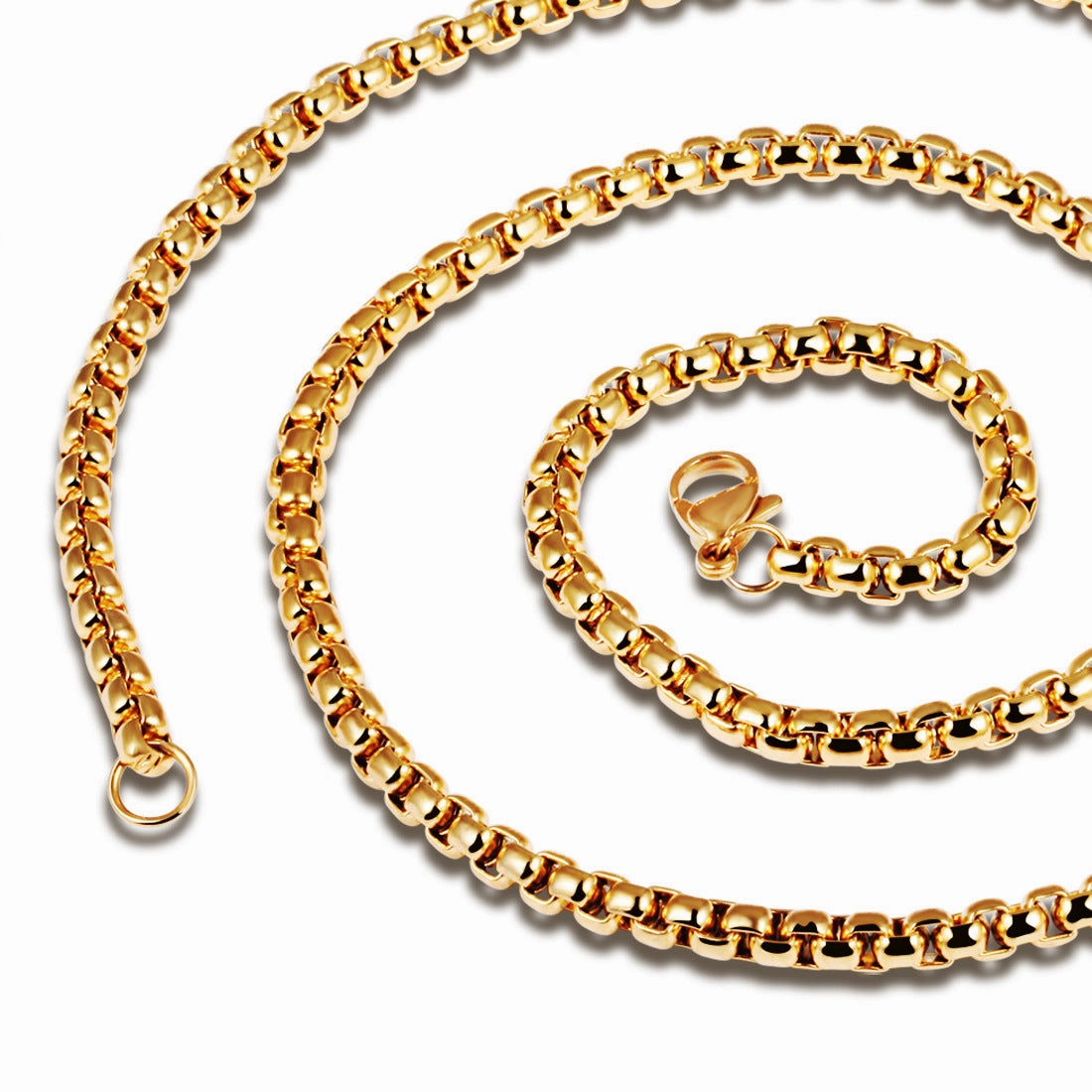 Wholesale Square Pearl Titanium Steel Necklaces