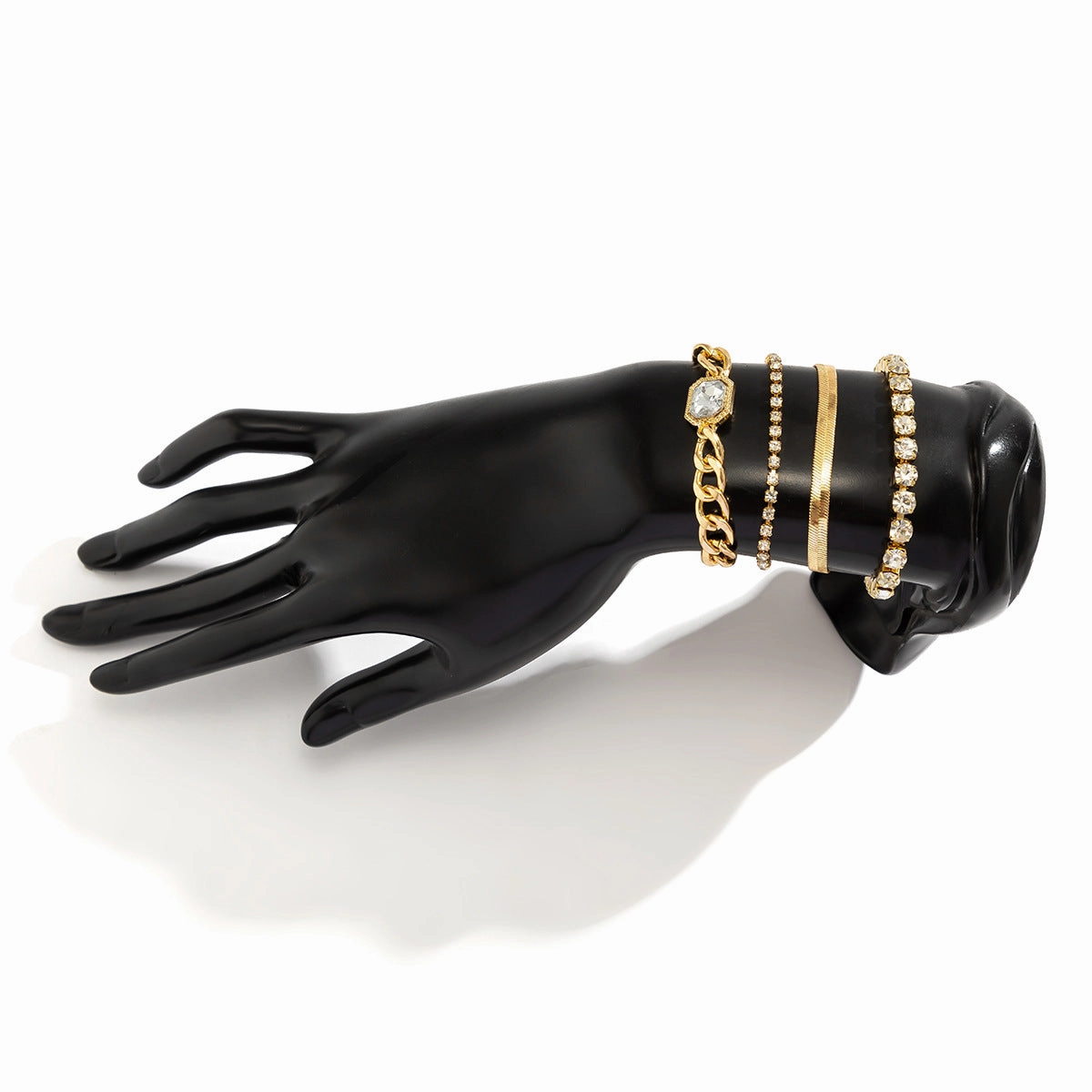 Wholesale Stacking Snake Bone Alloy Bracelet