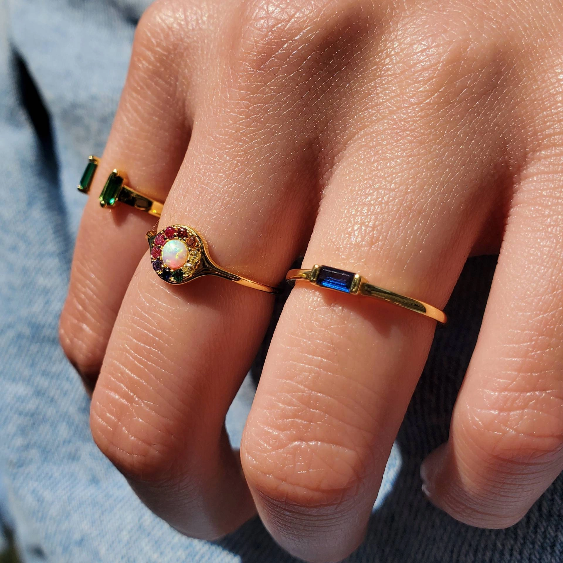 Wholesale Stainless Steel 18K Gold Plated Ring