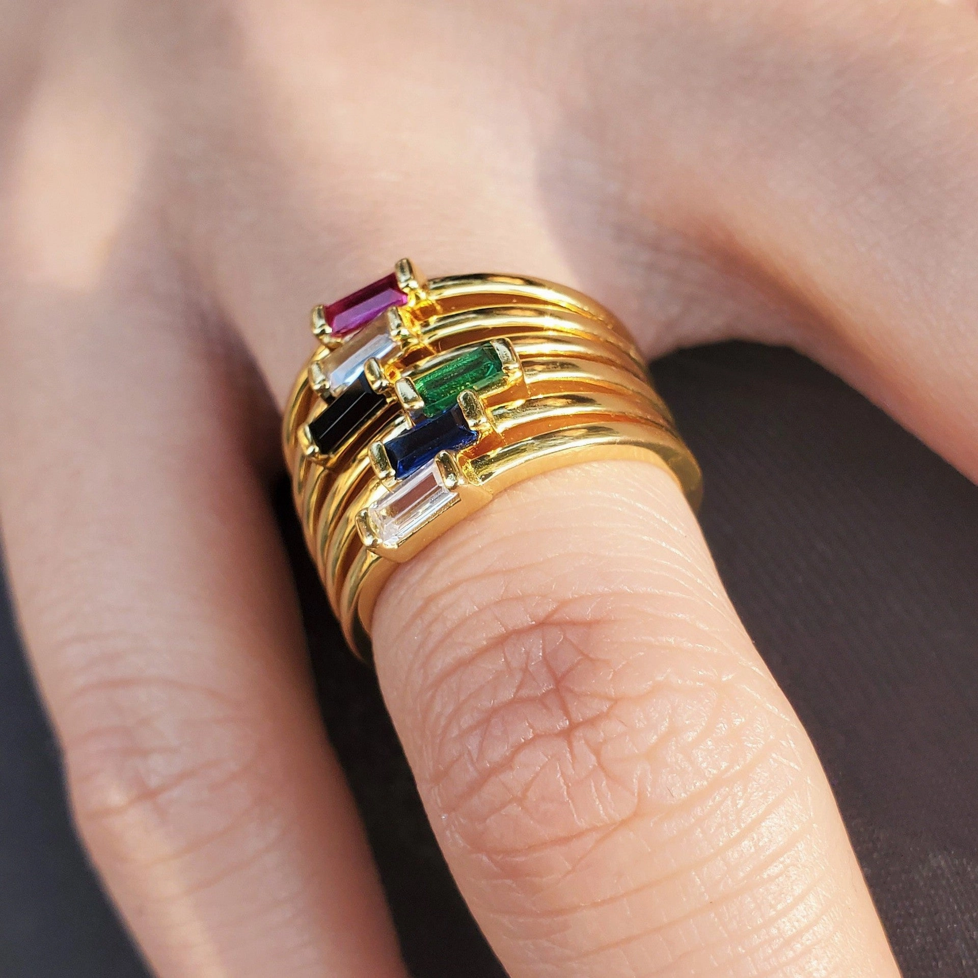 Wholesale Stainless Steel 18K Gold Plated Ring