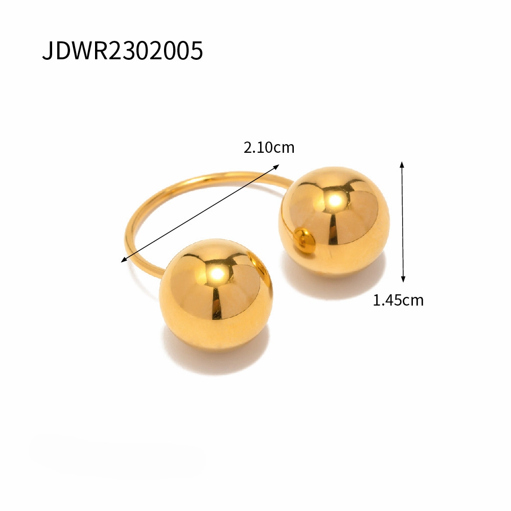 Wholesale Stainless Steel Big and Small Ball Rings
