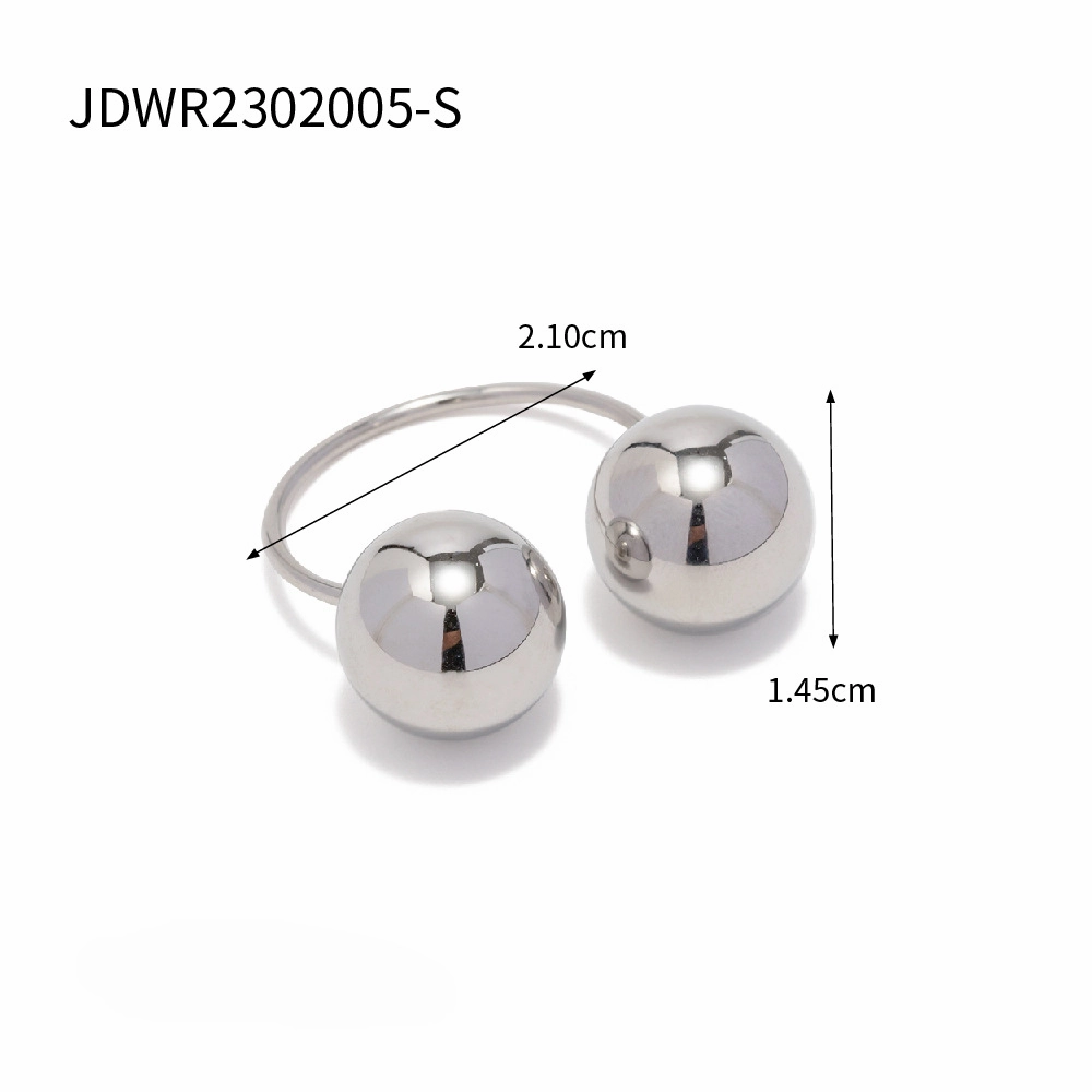Wholesale Stainless Steel Big and Small Ball Rings