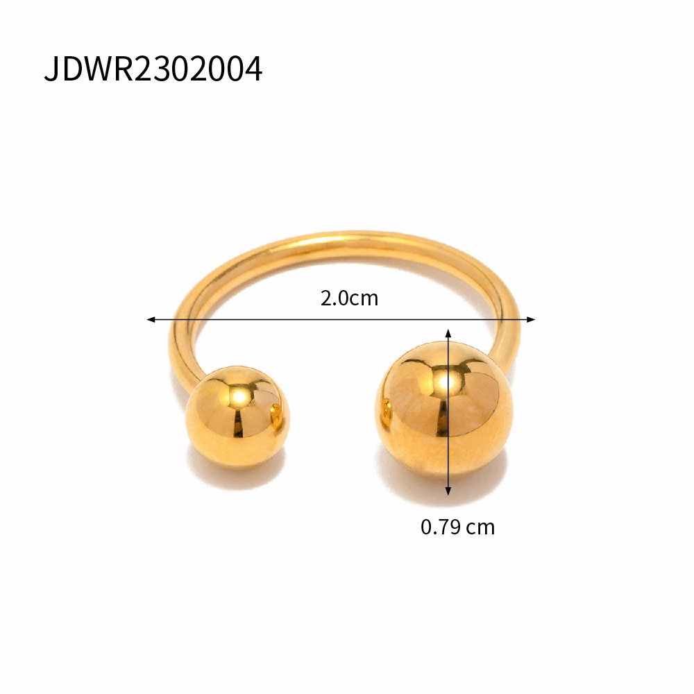 Wholesale Stainless Steel Big and Small Ball Rings