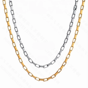Wholesale Stainless Steel Box Chain Necklace