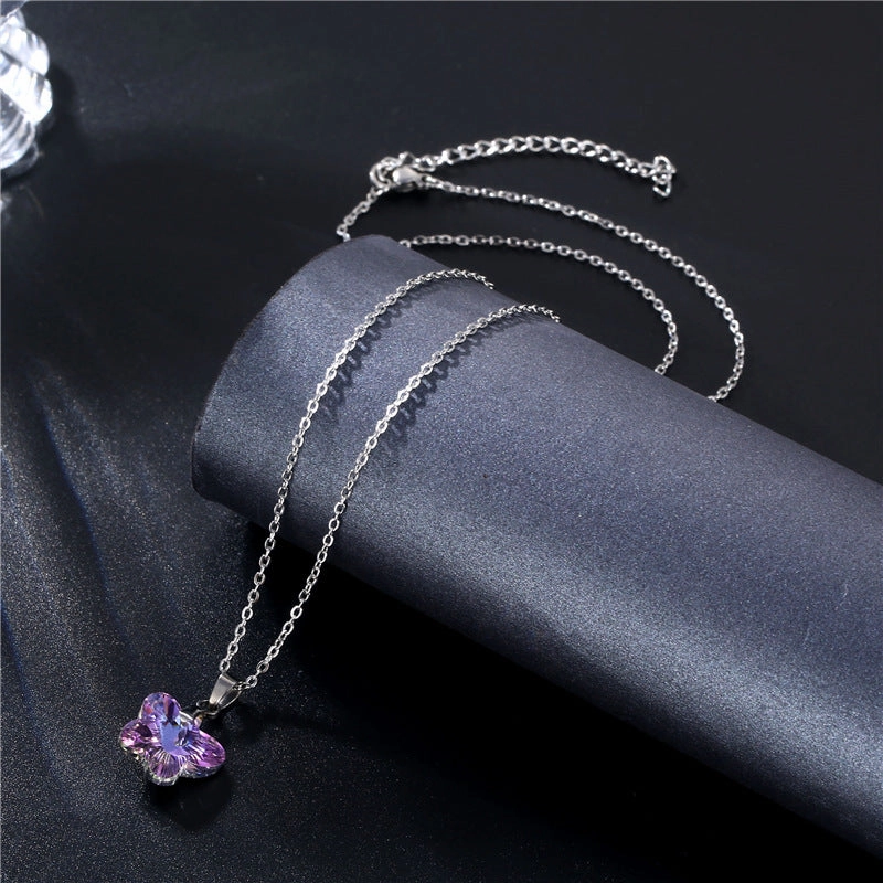 Wholesale Stainless Steel Butterfly Necklaces