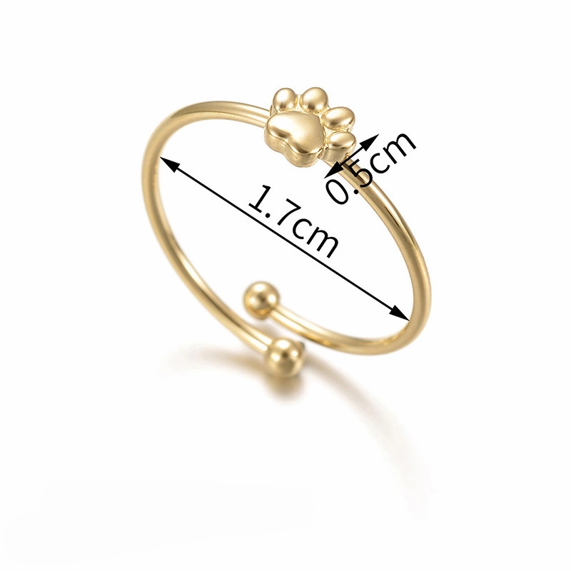 Wholesale Stainless Steel Cat Scratch Open Ring
