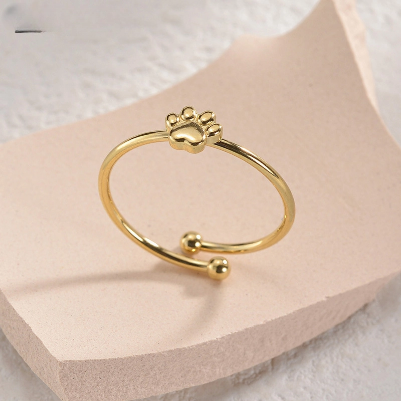 Wholesale Stainless Steel Cat Scratch Open Ring