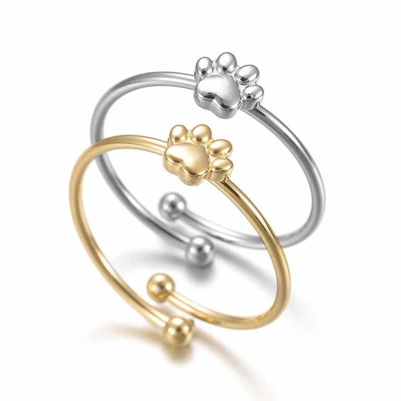 Wholesale Stainless Steel Cat Scratch Open Ring