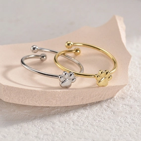 Wholesale Stainless Steel Cat Scratch Open Ring