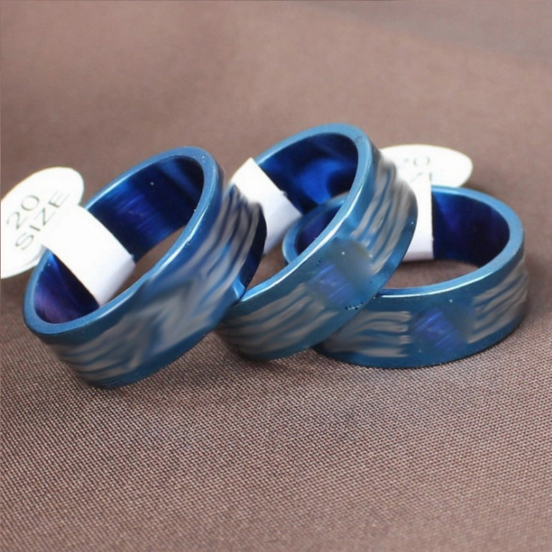 Wholesale Stainless Steel Colored Diamond Rings
