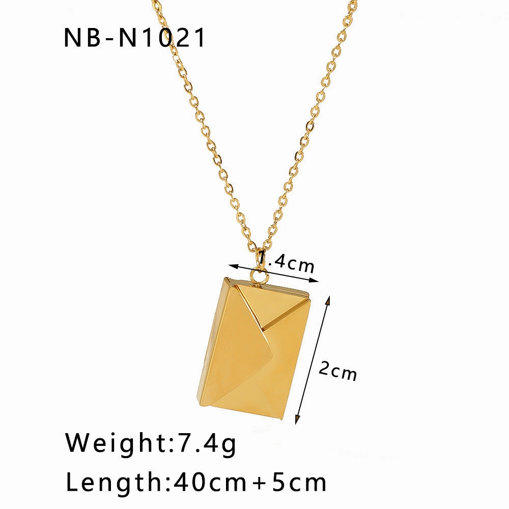 Wholesale Stainless Steel Couple Heart Book Necklaces