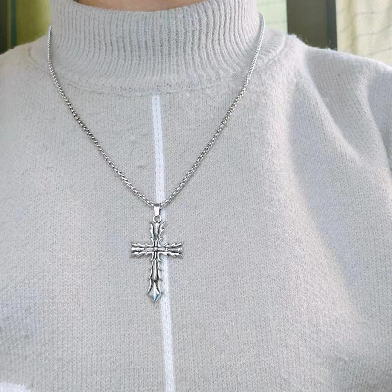 Wholesale Stainless Steel Cross Pendant Necklace