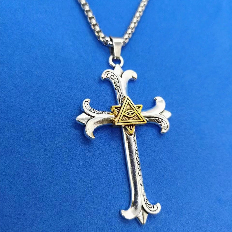Wholesale Stainless Steel Cross Pendant Necklace