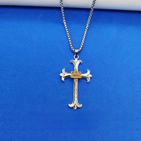 Wholesale Stainless Steel Cross Pendant Necklace
