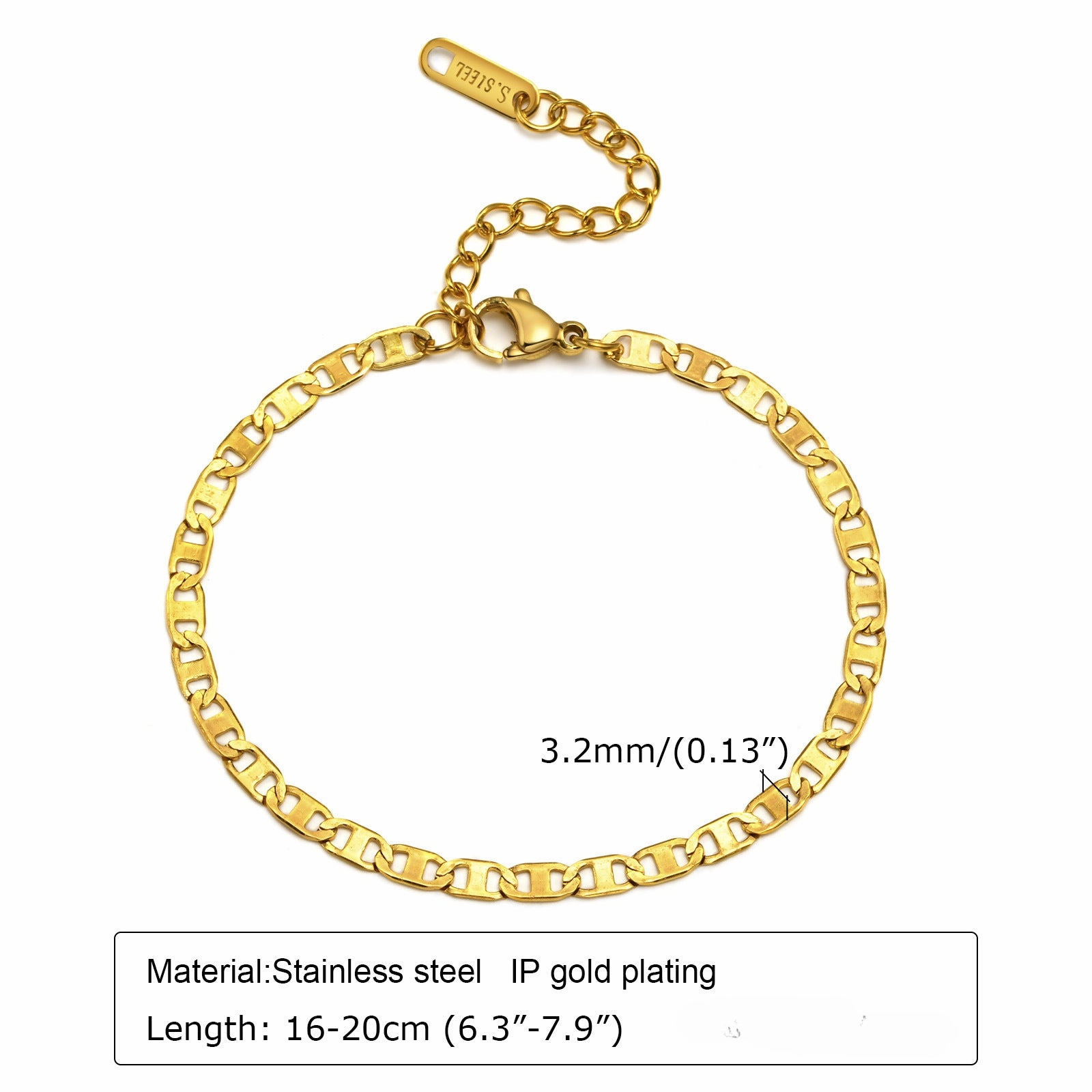 Wholesale Stainless Steel Devil Eye Bracelet