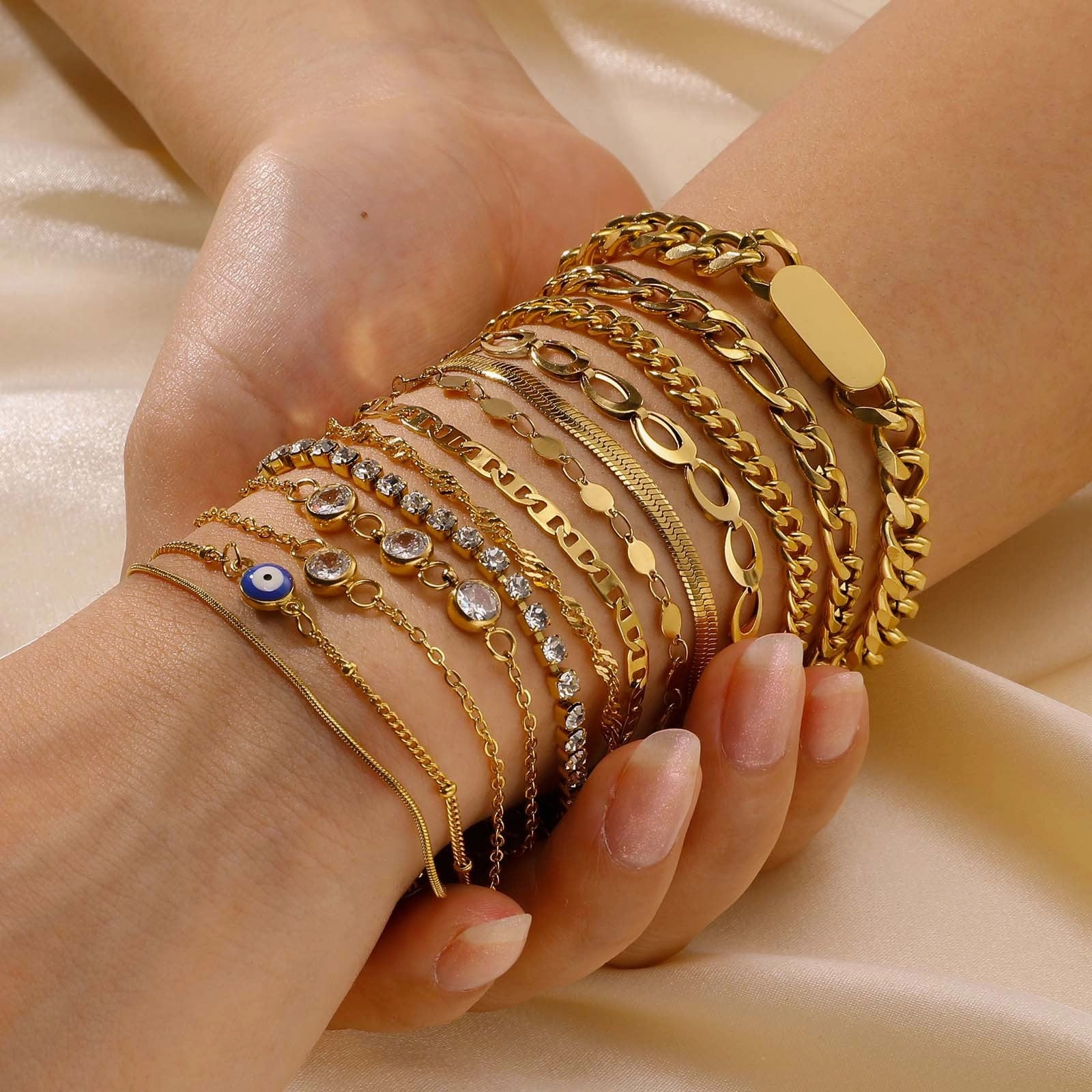 Wholesale Stainless Steel Devil Eye Bracelet