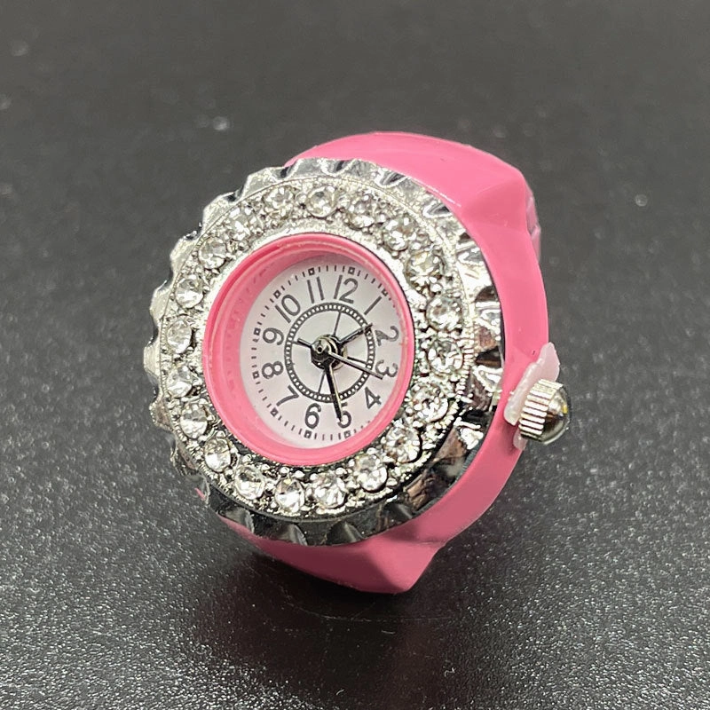 Wholesale Stainless Steel Diamond Ring Watch