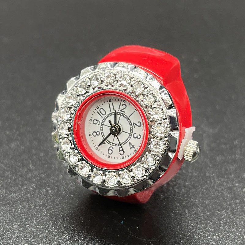 Wholesale Stainless Steel Diamond Ring Watch