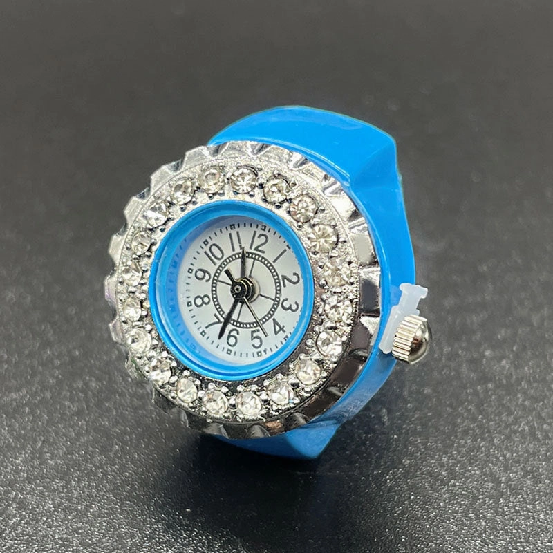 Wholesale Stainless Steel Diamond Ring Watch