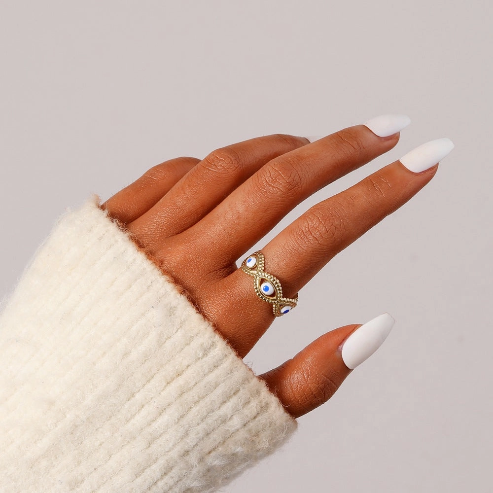 Wholesale Stainless Steel Drip Eye Rings