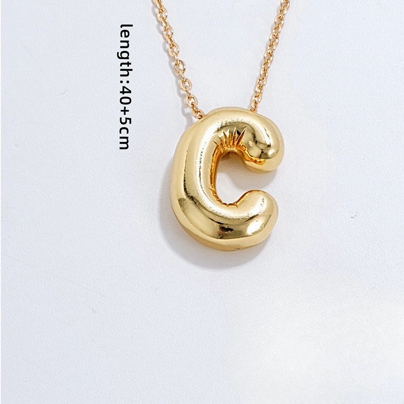 Wholesale Stainless Steel English Letter Necklaces