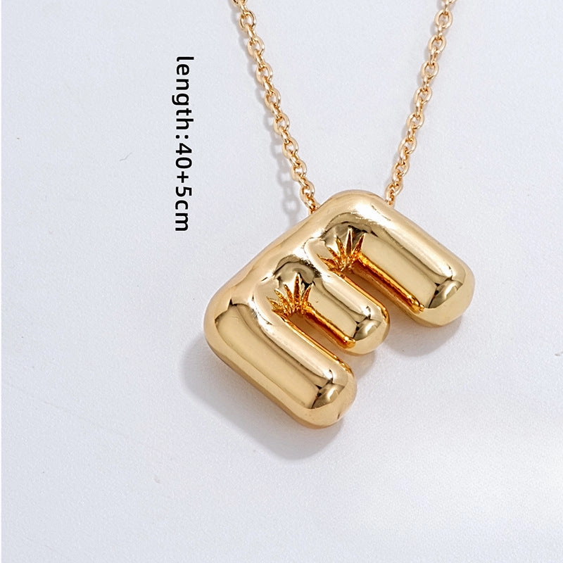 Wholesale Stainless Steel English Letter Necklaces