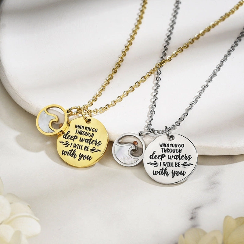 Wholesale Stainless Steel Faith Mountain Mustard Seed Necklaces
