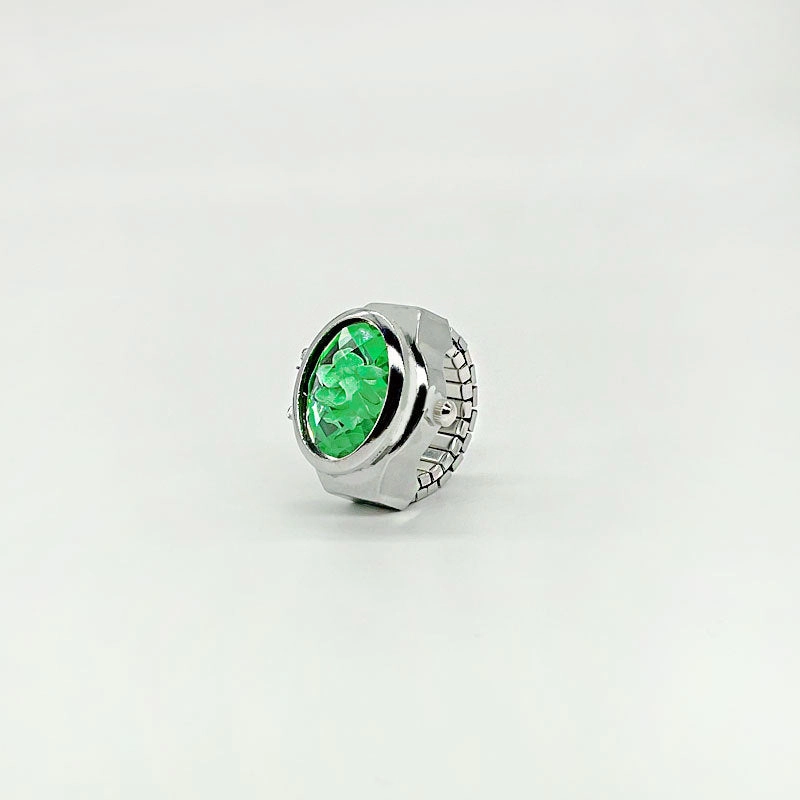 Wholesale Stainless Steel Gem Flower Ring Watch