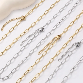 Wholesale Stainless steel gold-plated titanium steel chain