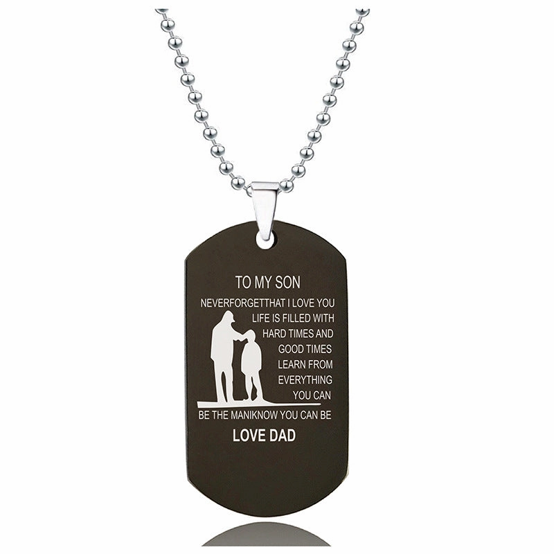 Wholesale Stainless Steel Holiday Gift Titanium Steel Necklace