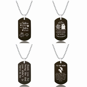 Wholesale Stainless Steel Holiday Gift Titanium Steel Necklace