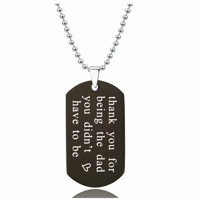 Wholesale Stainless Steel Holiday Gift Titanium Steel Necklace
