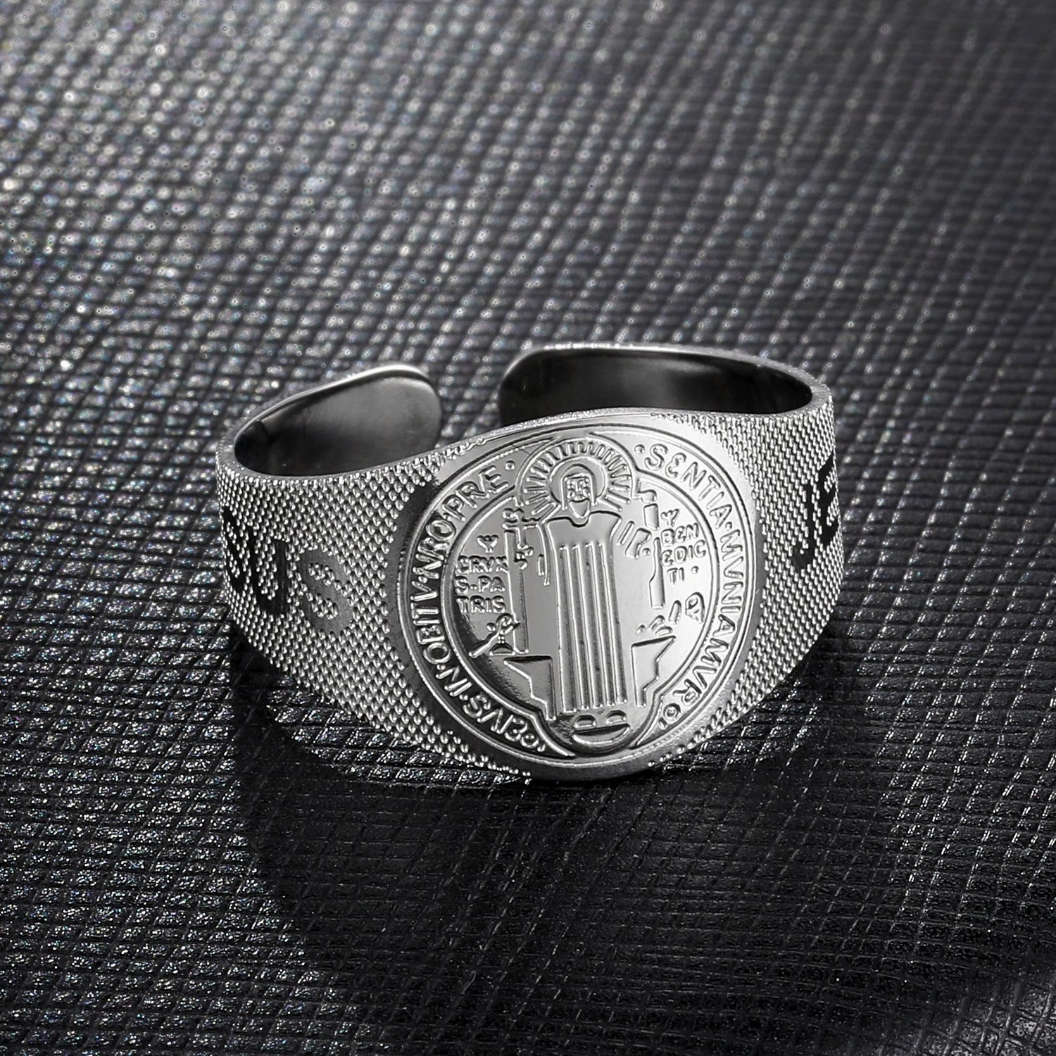 Wholesale Stainless Steel Jesus Ring