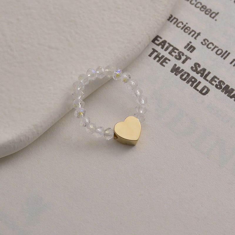 Wholesale Stainless Steel Love Heart Ring