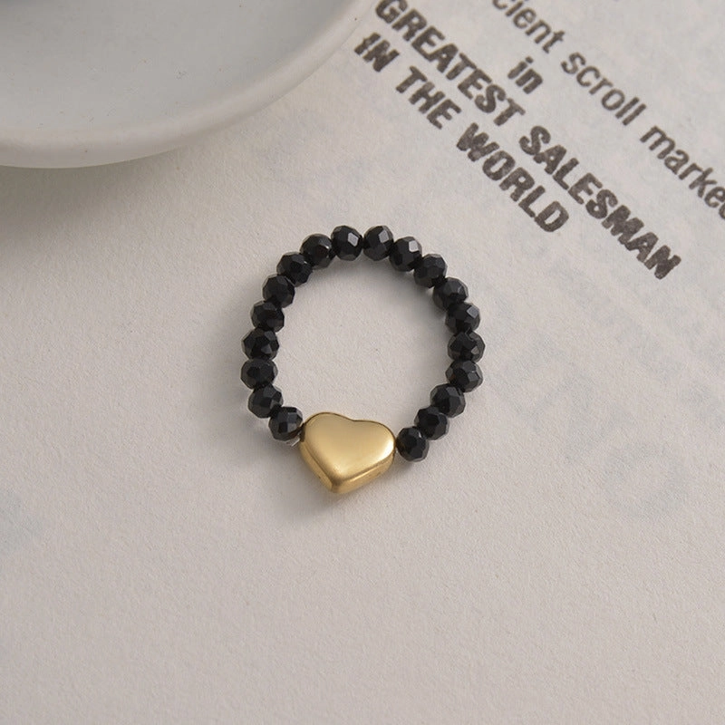 Wholesale Stainless Steel Love Heart Ring