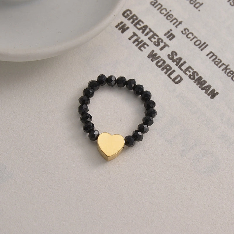 Wholesale Stainless Steel Love Heart Ring