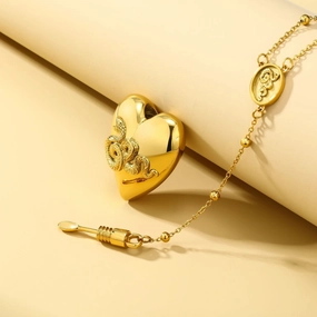 Wholesale Stainless Steel Love Urn Necklace Can Be Opened