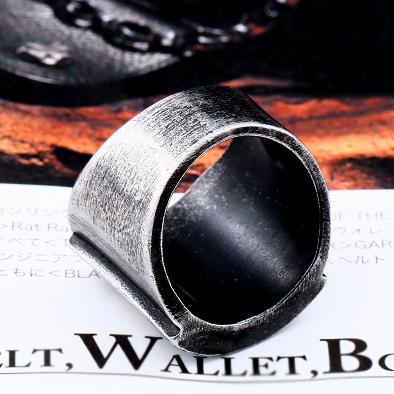 Wholesale Stainless Steel Mens Triangle Rings
