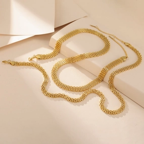 Wholesale Stainless Steel Mesh Necklace