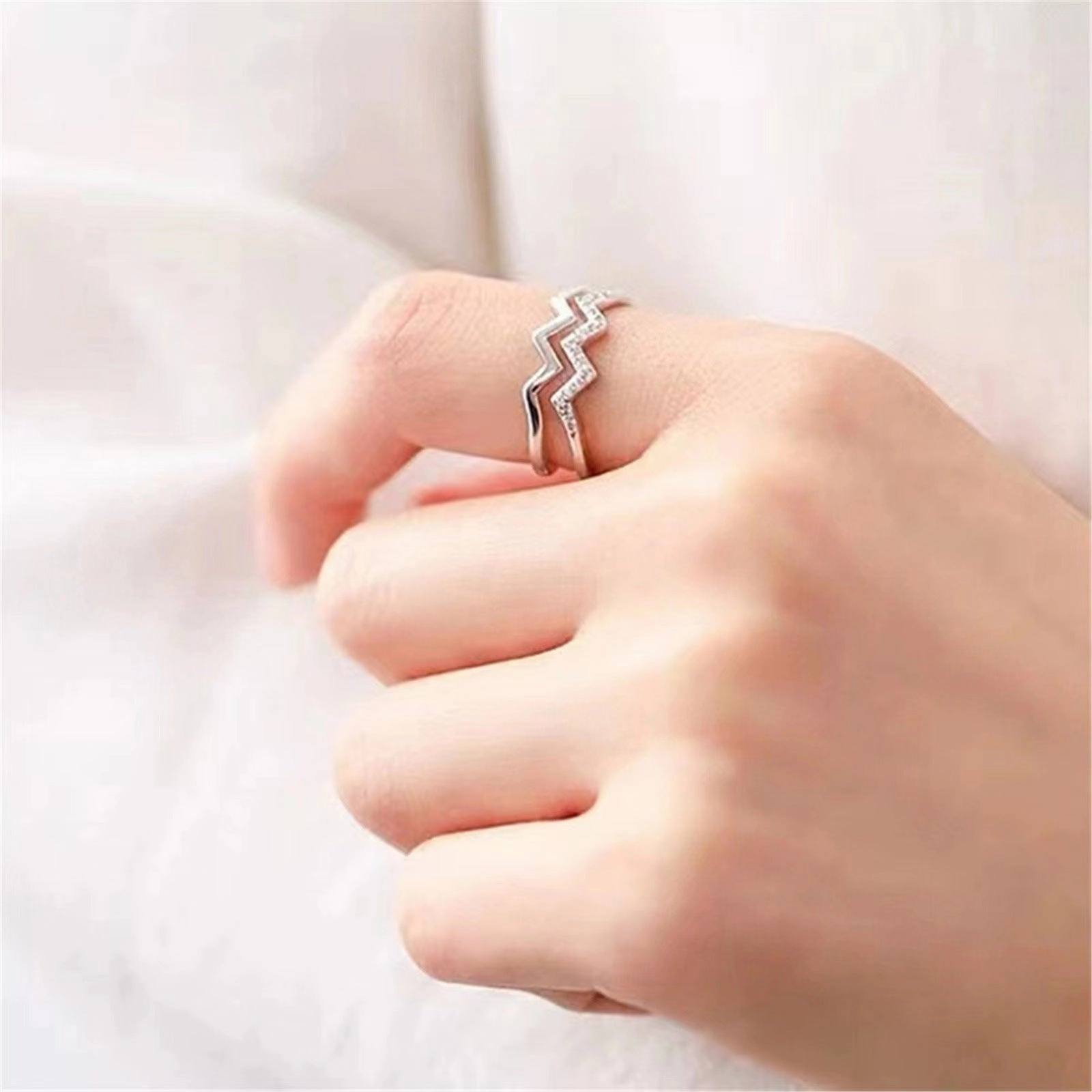 Wholesale Stainless Steel Moissanite Rings