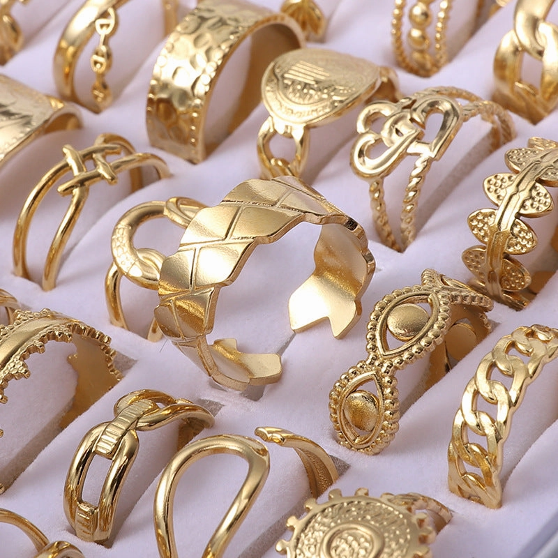 Wholesale Stainless Steel Open Adjustable Ring