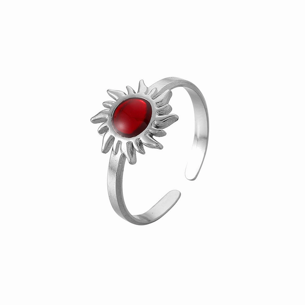 Wholesale Stainless Steel Open Red Sun Drip Oil Ring