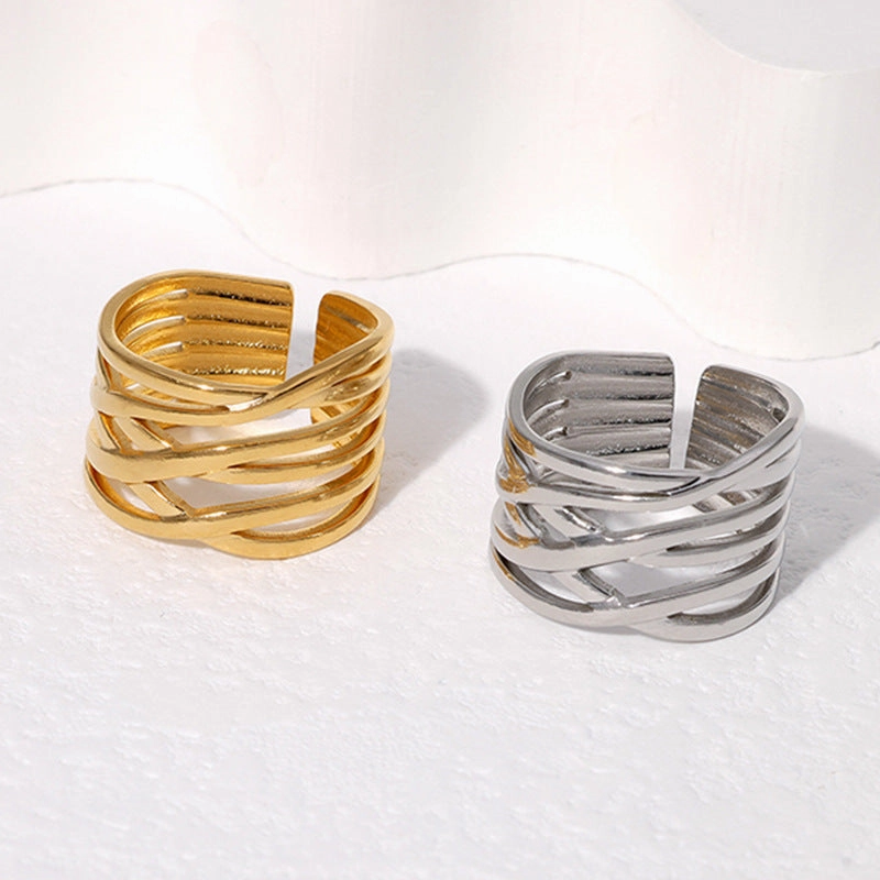 Wholesale Stainless Steel Opening Adjustable Ring