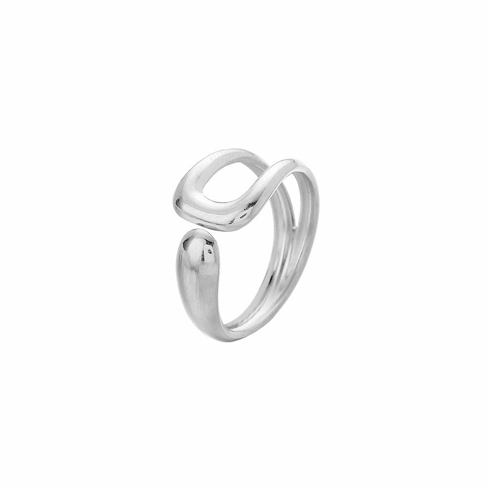 Wholesale Stainless Steel Opening Line Adjustable Ring