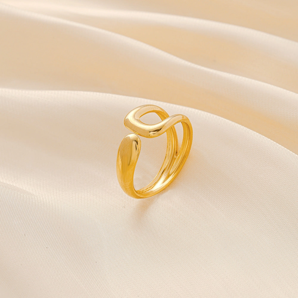Wholesale Stainless Steel Opening Line Adjustable Ring