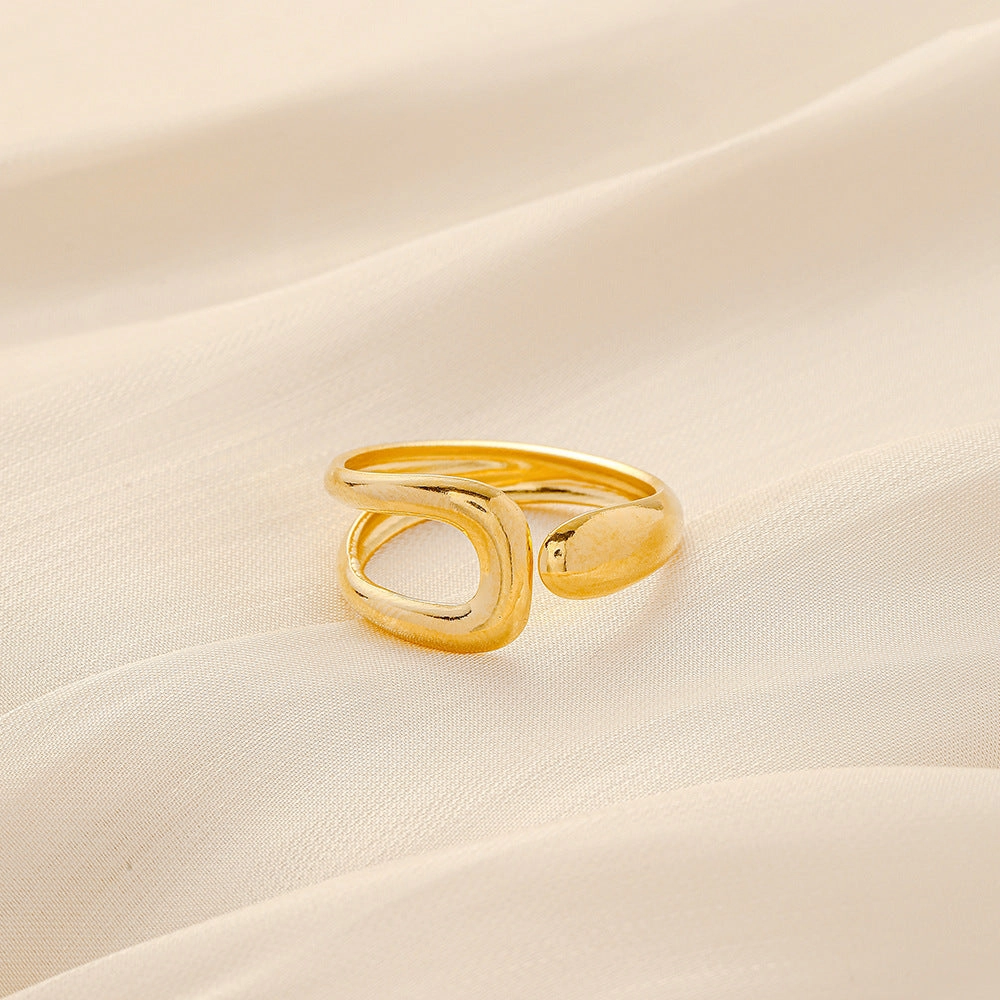 Wholesale Stainless Steel Opening Line Adjustable Ring