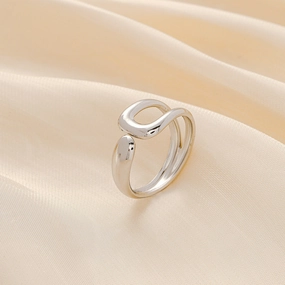 Wholesale Stainless Steel Opening Line Adjustable Ring