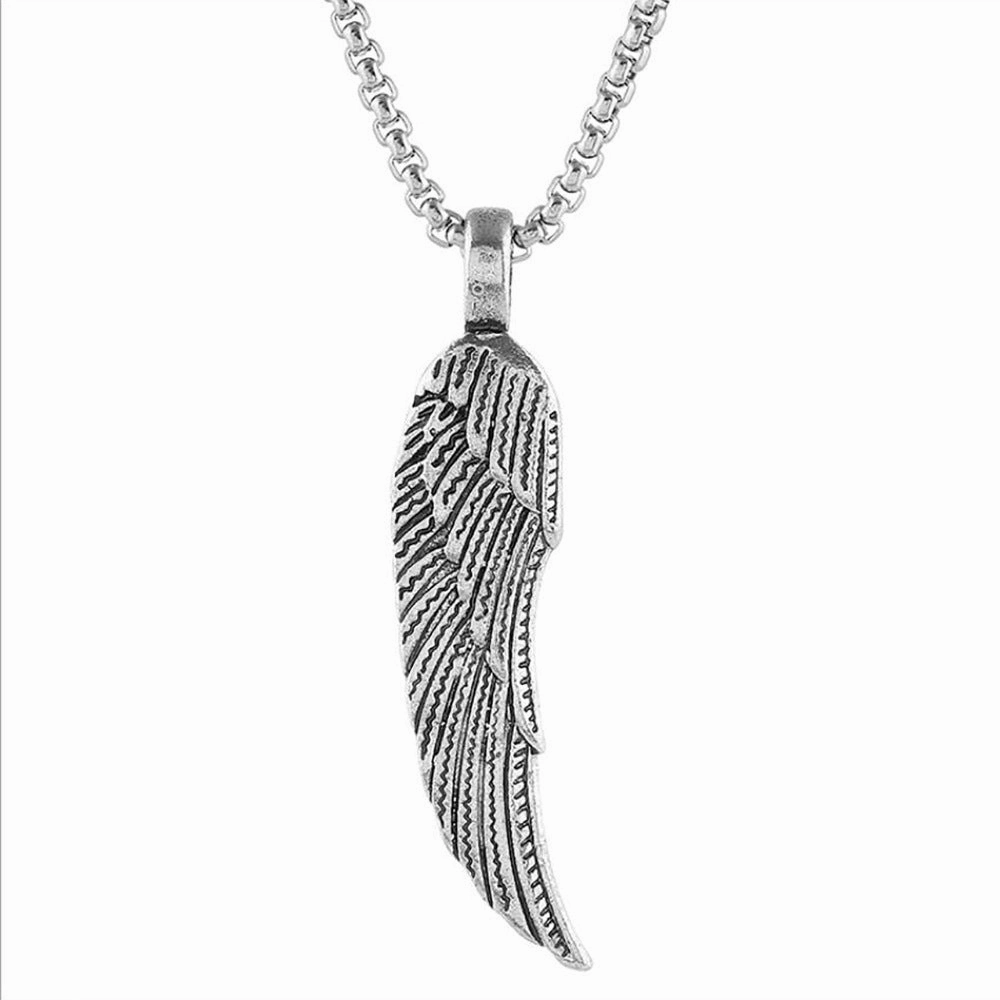 Wholesale Stainless Steel Pirate Double Ax Amulet Pendant Necklace