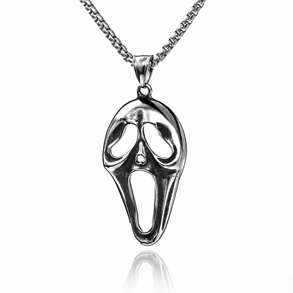 Wholesale Stainless Steel Pirate Double Ax Amulet Pendant Necklace