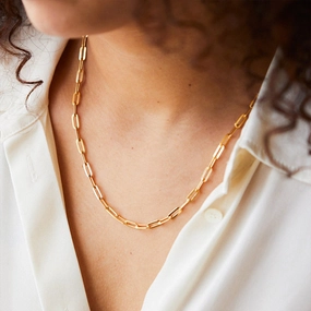 Wholesale Stainless Steel Titanium Steel Cross Chain Gold Plated Necklaces